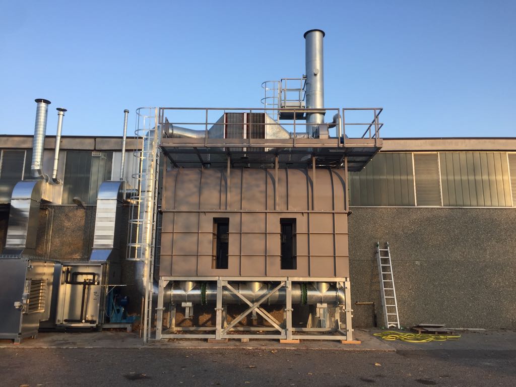 Image of Regenerative thermal Oxidizer and energetic recovery module for  feeding system, heating. automotive Painting, Italy, 2017 Pollutant ethylene oxide