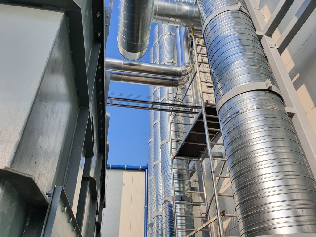 Image of Regenerative thermal Oxidizer. automotive Painting, Hungary, 2019 Pollutant ethylene oxide