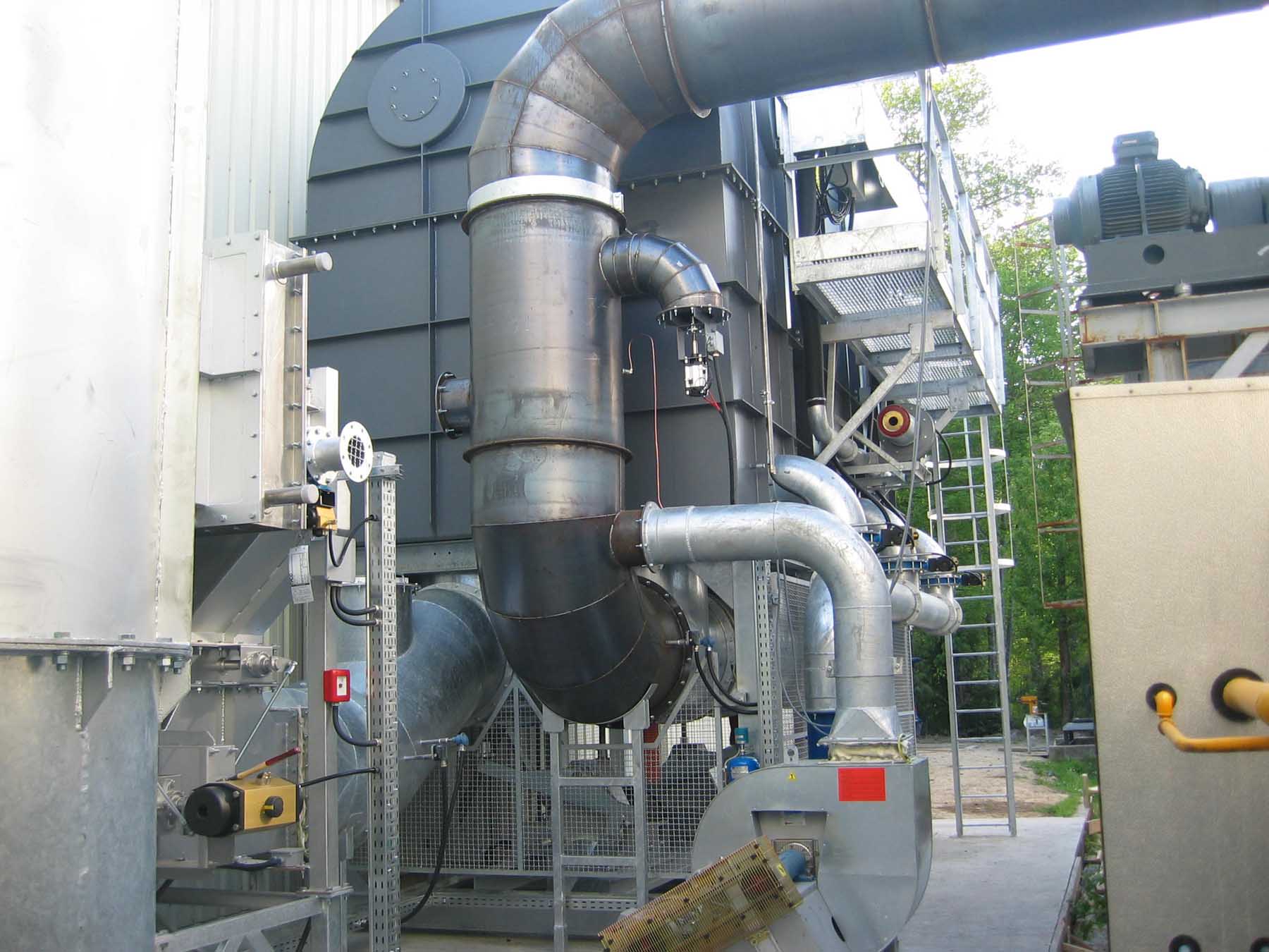 Image of Regenerative thermal Oxidizer. Roto Offset Printing, France, 2006 Pollutant ethylene oxide